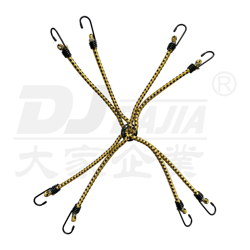 8 mm bungee -ledninger til 8 arme elastiske bagagestropper med kroge