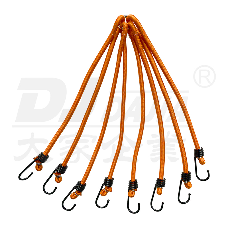 8 mm bungee -ledninger til 8 arme elastiske bagagestropper med kroge
