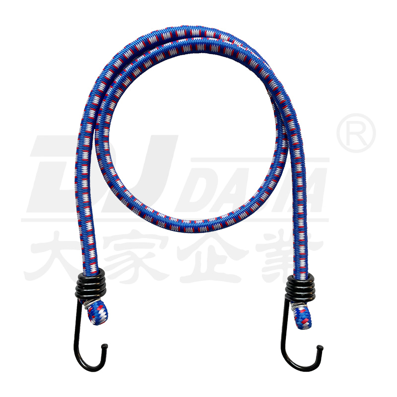 8mm bungee -ledninger med stålkrog, runde bungee -ledninger til cykel